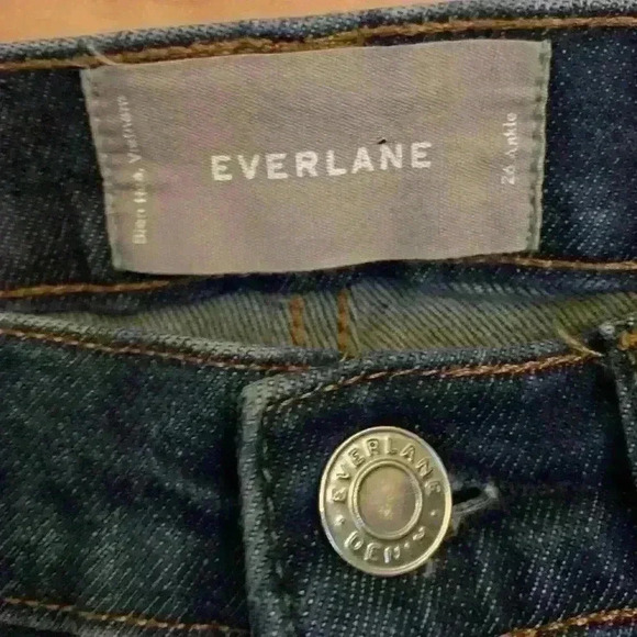 Everlane The Mid-Ride Skinny Jean ankle RN#139393 Womens size 26 - Picture 3 of 8